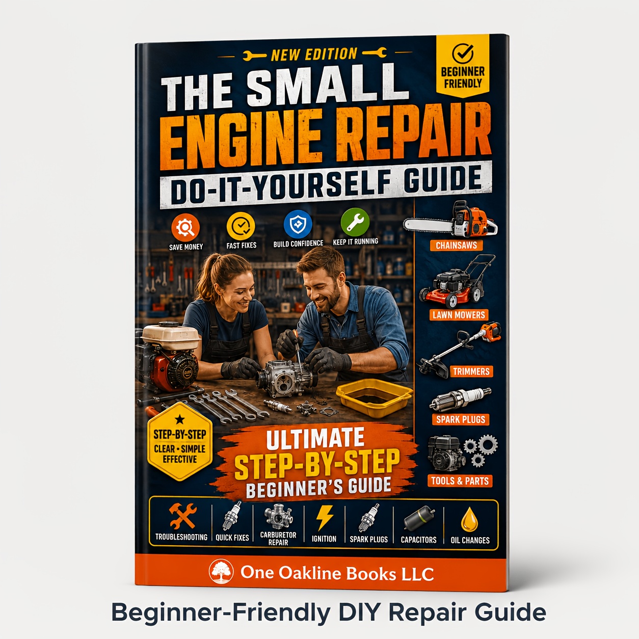 TEMU Small Engine Repair Manual | A Quick Start Guide For Beginners: Carburetor Repair, Troubleshooting, Cleaning & Maintenance, And Ignition & Spark