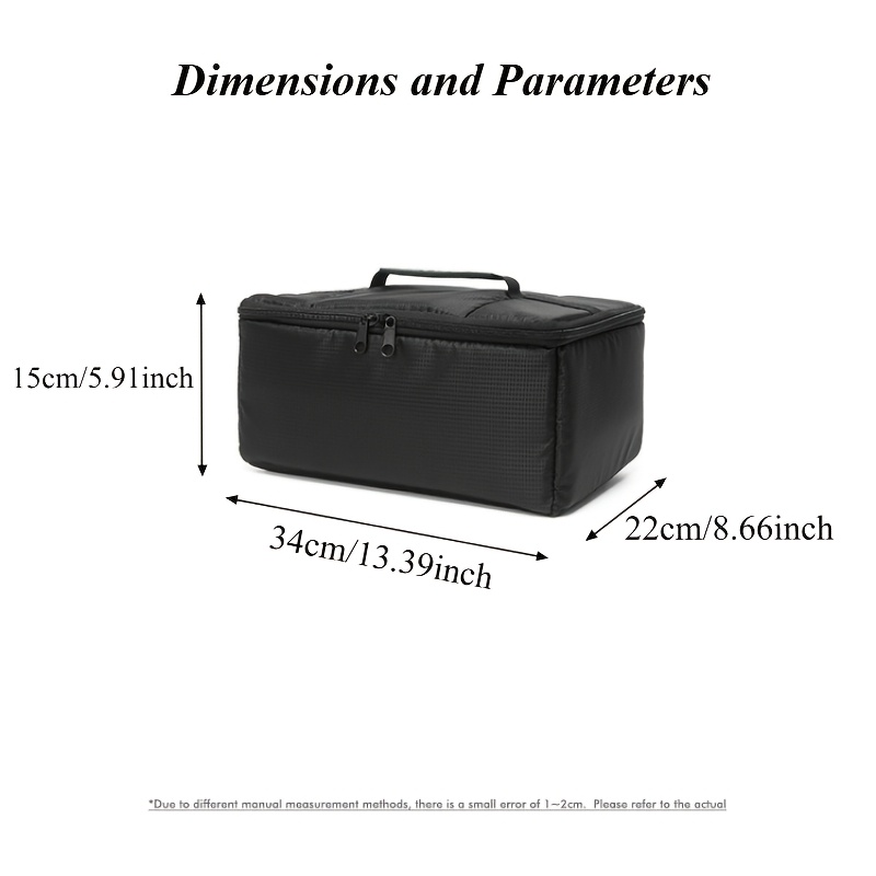Shockproof Camera Bag with Padded Insert Case & Dividers