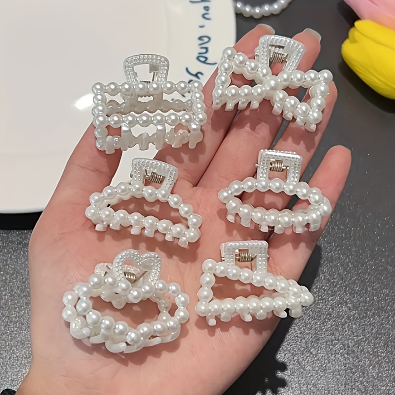 TEMU 4pcs Set Of Cute Hair Clips - Hair Clips For S With Sweet And Elegant Temperament