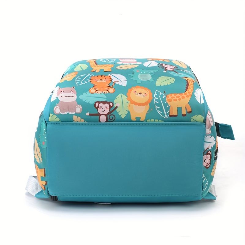 trendy cartoon pattern   large capacity backpack for mother multifunctional stroller storage bag details 5