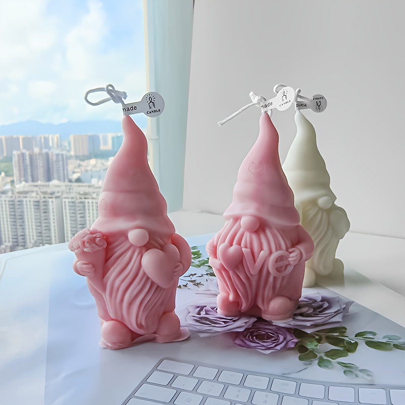 

Whimsical Gnome Silicone Mold For Diy Candles - Valentine's Day Or Any