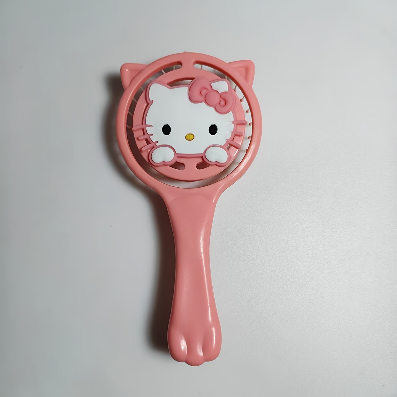 Image of 1pc Hello Kitty Hair Brush, Fluffy Shape Makeup And Massage Comb, Plastic Hair Styling Brush, Daily Gift, Life Surprise