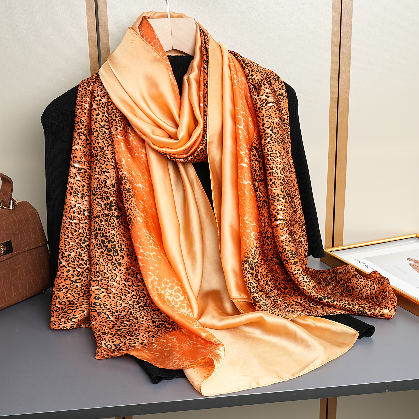 1 Spring Autumn Printed Scarf Elegant Outdoor Womens