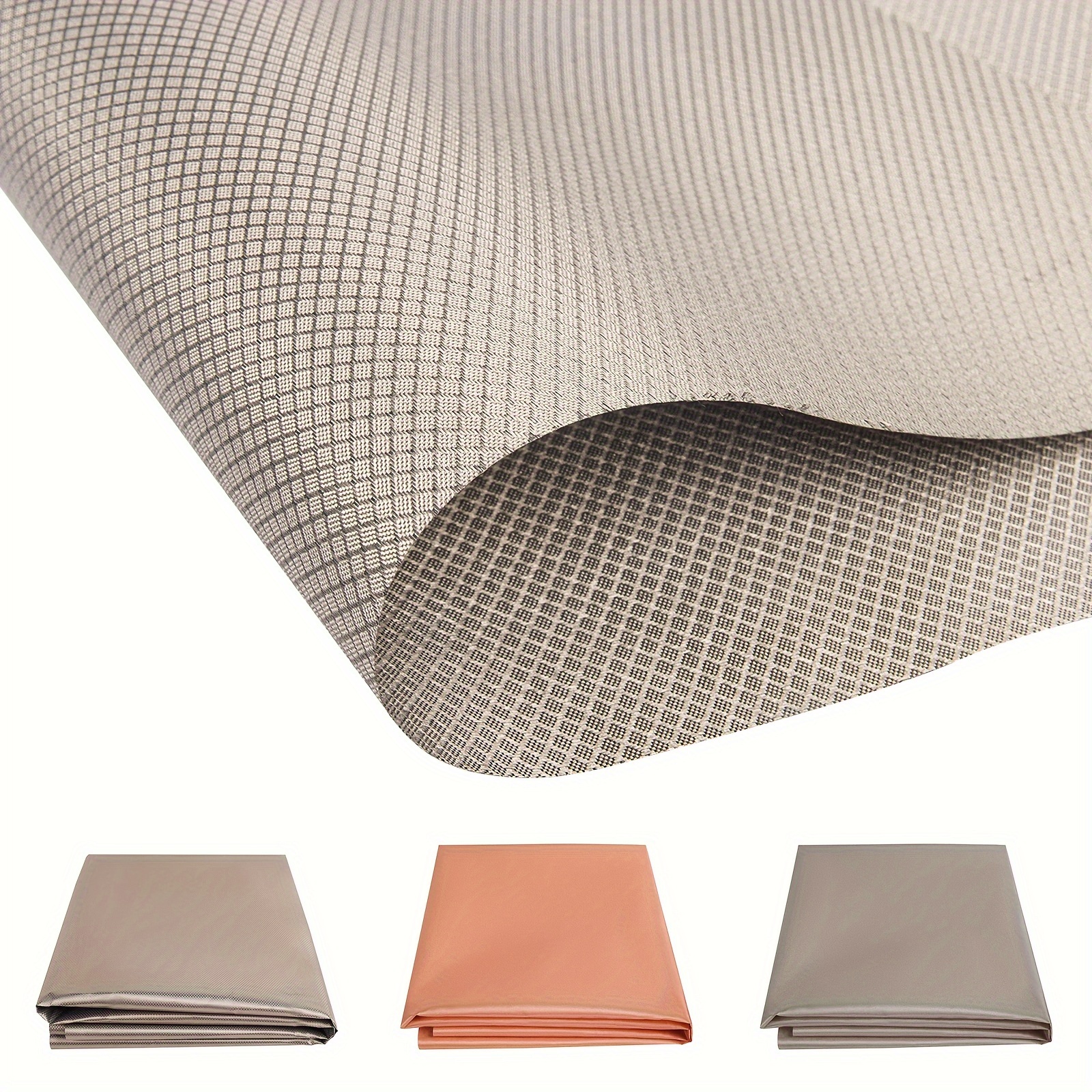 Tissu Faraday En Polyester Cuivré - Bloque Les Ondes 110x100cm, Protection Signal