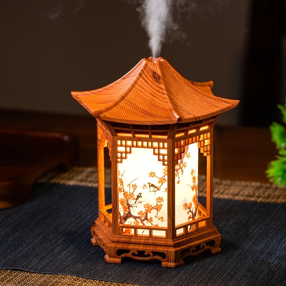 usb powered chinese style   humidifier   diffuser with night light quiet two in one machine   tank low voltage operation for bedroom compact for small spaces 10 humidification air freshener easy on off