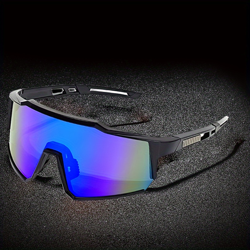 Polarized Sports Bike Glasses/Photochromic Cycling Glasses, UV400 Protection Clear unisex Lens for Baseball Mountain,Temu