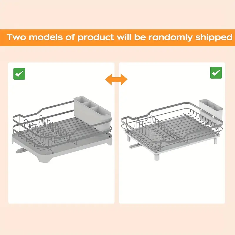 dish drying rack stainless steel dish rack for kitchen counter sturdy dish drainer with drainage utensil holder for kitchenware 16 2 l x 12 6 w Product details 3