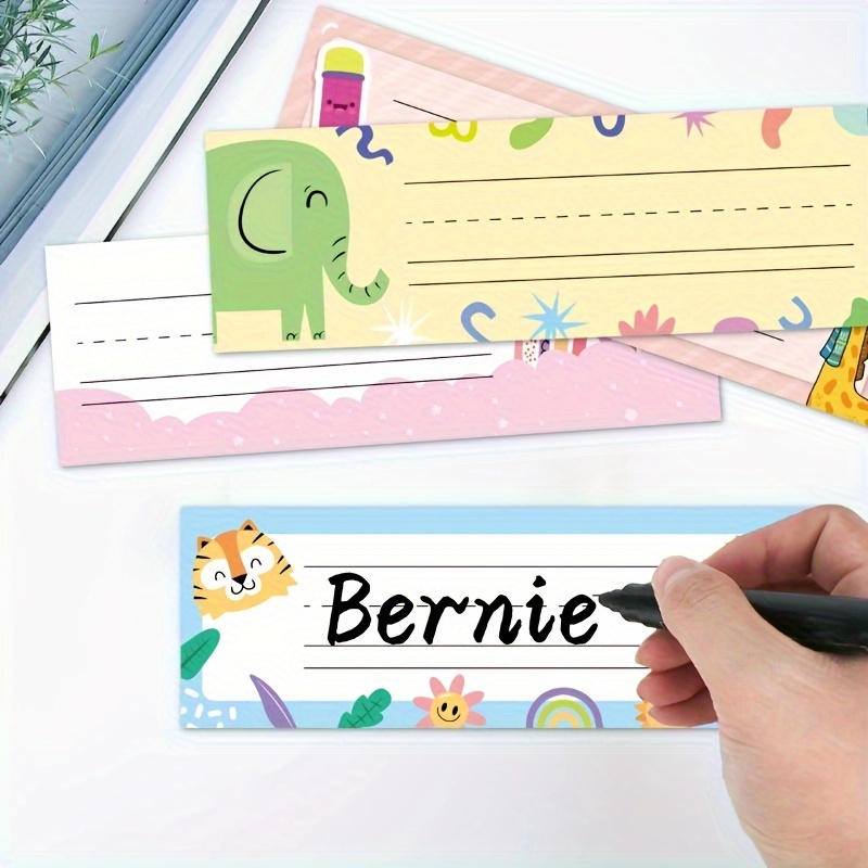 Classroom Desk Nameplates Self adhesive Paper Name Tags Temu