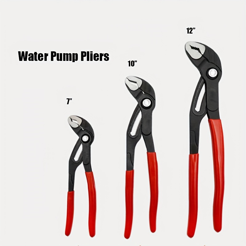 

Water Pump Pliers, Multi-functional Quick-release Plumbing Pliers Pipe Wrench,adjustable Water Pipe Clamp Pliers Household Hand Tools,jaw Pliers For Home Repair, Gripping, Nuts, Bolts, Pipe & Fittings