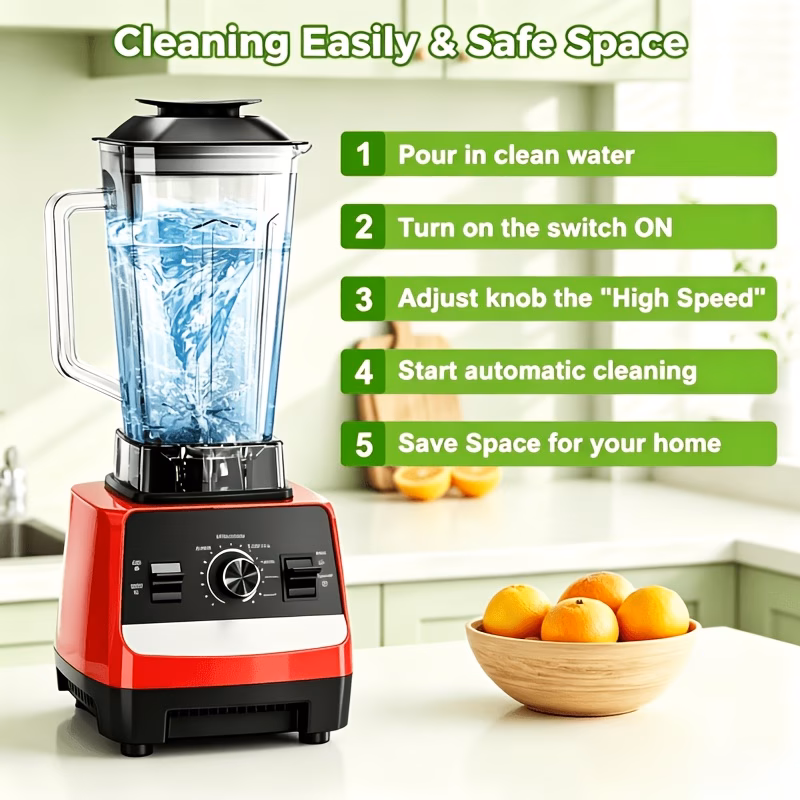 Professional Blender, Food Processor - High-speed, 67.63oz Large...