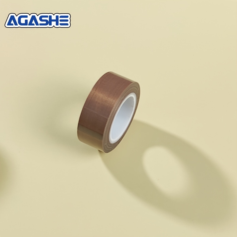 E-shop AGASHE Hochtemperaturbeständiges PTFE-Teflonband, Länge 10m/32.8ft, Selbstklebend, Verschiedene Größen, Korrosionsresistent, Isolierend, Für