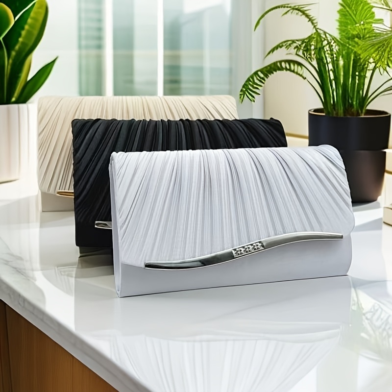 elegant striped envelope clutch for women evening handbag stylish formal wedding party shoulder bag   fashionable pairing at parties and weddings
