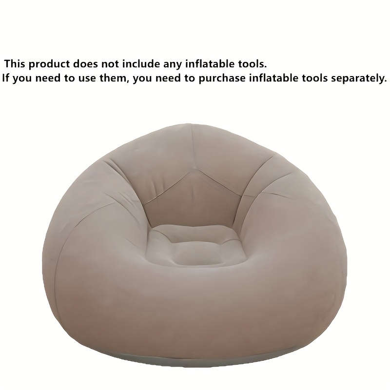 A Large Inflatable Lazy Sofa Chair, Made of PVC Bean Bag Material, Suitable for Indoor And Outdoor Seating