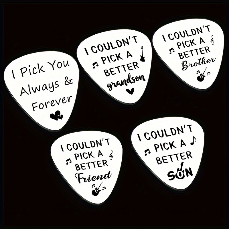 

I Will Always Choose You, A Stainless Guitar Pick Jewelry Gift, Suitable For Men, , , Fathers, , Musicians, Guitarists, Birthdays, Christmas, Thanksgiving, Father's Day Gifts