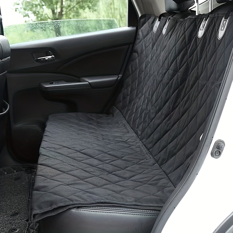 TEMU 1pc Quilted Dog Seat Cover For Back Seat, Heavy Duty Dog Hammock For , Back Seat Pet Cover For Dogs With Sedan, Trucks And Suvs.