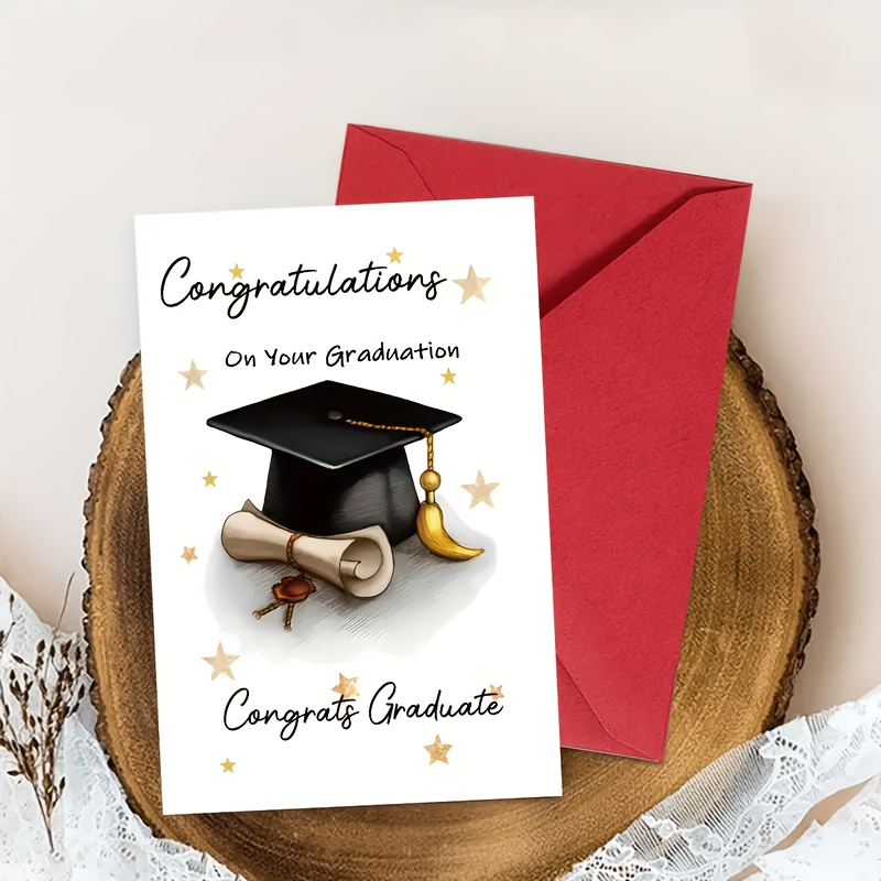 unique graduation celebration card envelope perfect gift - Temu