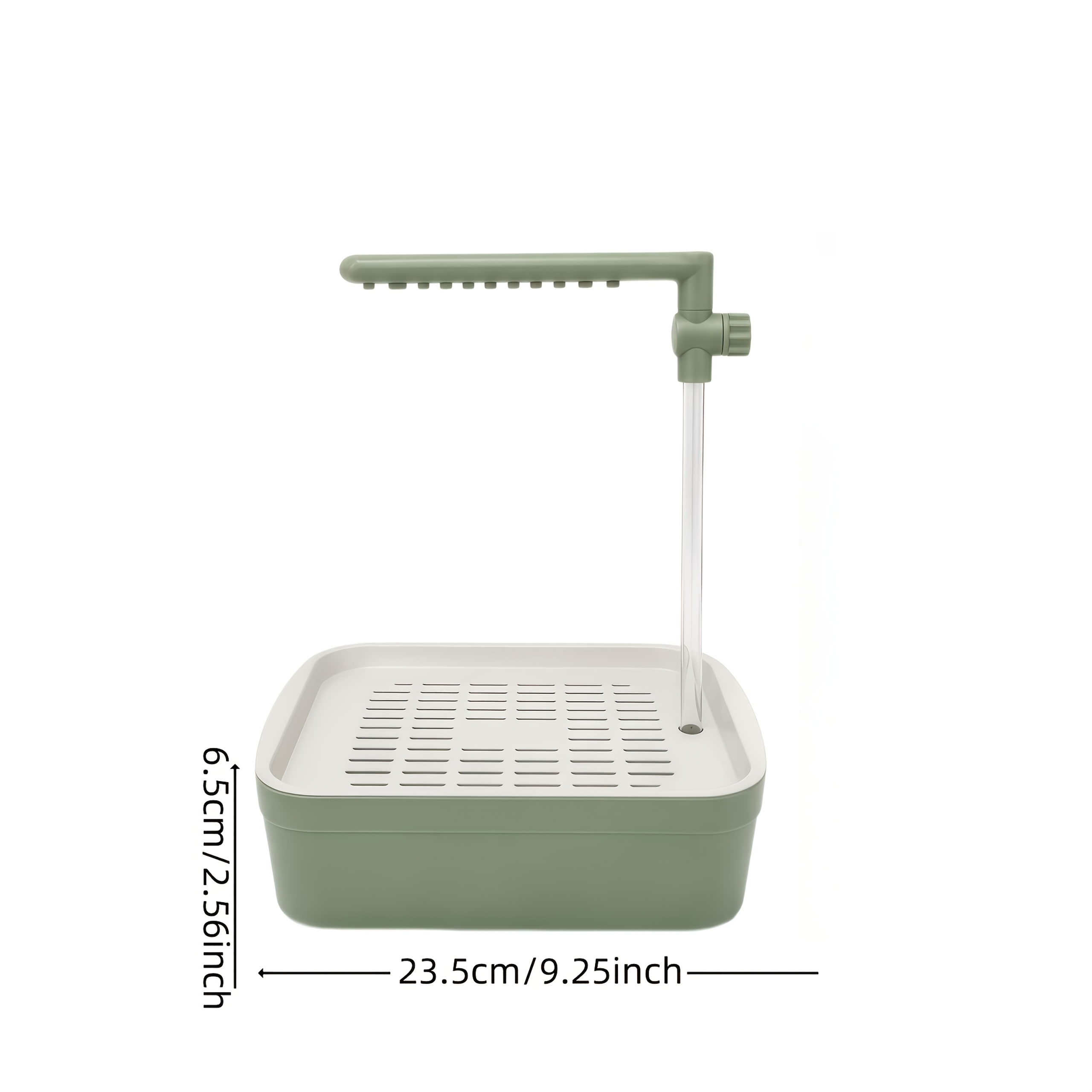 TEMU Bird Shower Set, Includes Basin In Light Green, Adjustable Water Valve, Automatic Circulating Water Bath Basin, Large Capacity Rain Shower, Bird