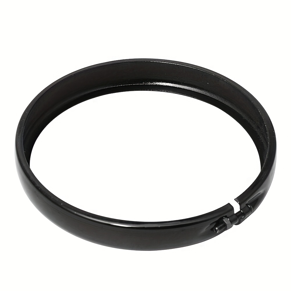 Motorcycle Black/chrome 5.75'' Headlight Trim Ring Decorative Cover For For Softail Street For Bob For Deluxe