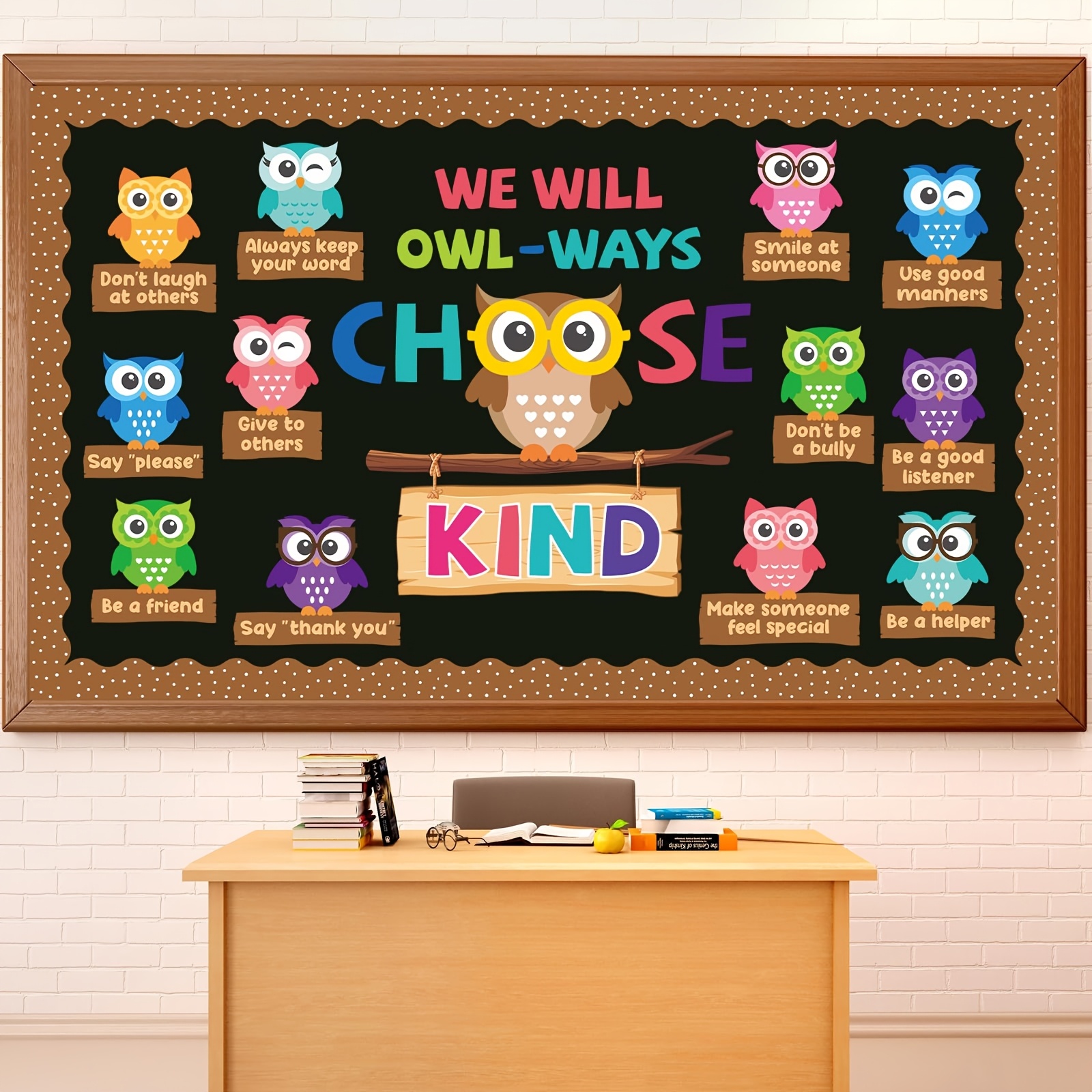 owl themed classroom bulletin ways Temu United Kingdom