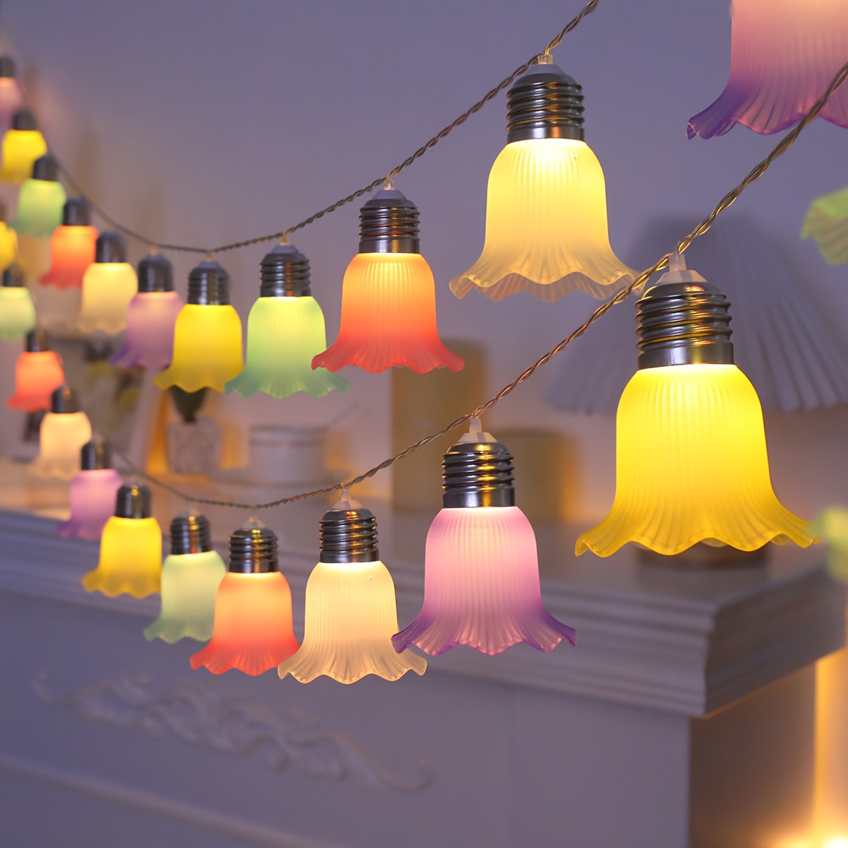 TEMU 1pc Led Ballet Skirt Decorative String Lights, Suitable For Weddings, Valentine's Day, Birthday Parties, And Christmas Decorations