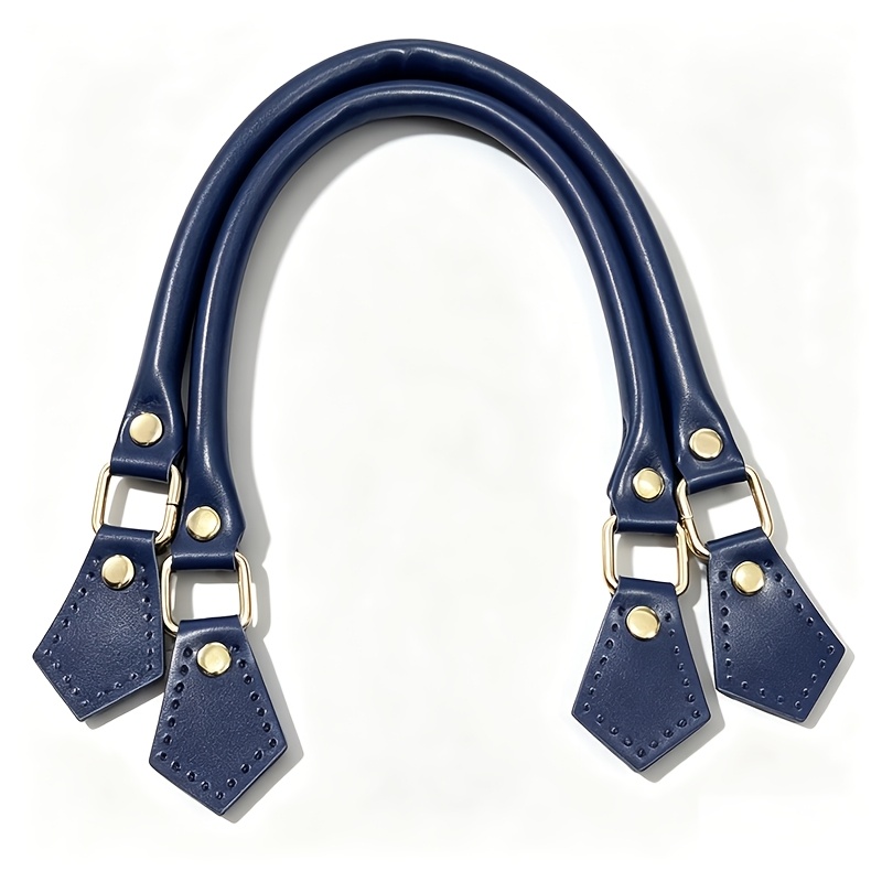 TEMU 2 pezzi/ Manici di ricambio per borse in , manici per borsetta in liscia con fibbie in metallo, cinghie superiori resistenti per borsetta, borsa