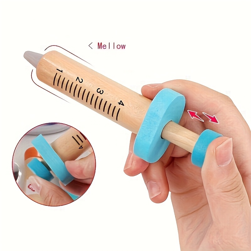 Wooden Medicine Box & Dental Toy Set for Kids