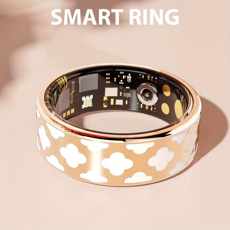 Smart Ring Lightweight Stainless Steel Fitness Ring for Women, Multiple Sizes Available, Exercise Mode, Sleep Tracker, Remote Control Camera, Christmas Gift for Wife/Mother/Friend