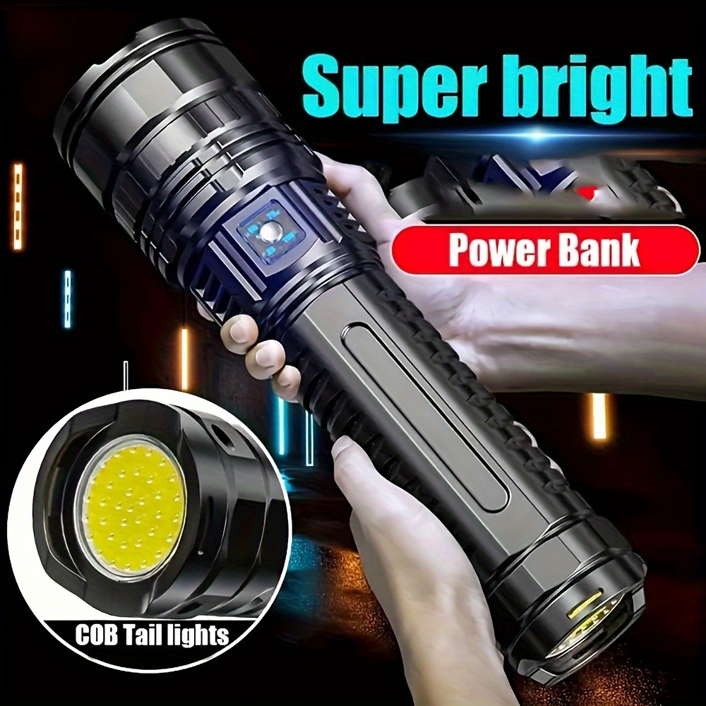 

- Led Usb Rechargeable Battery, Cob Tail - For Camping, & Rechargeable Led Usb