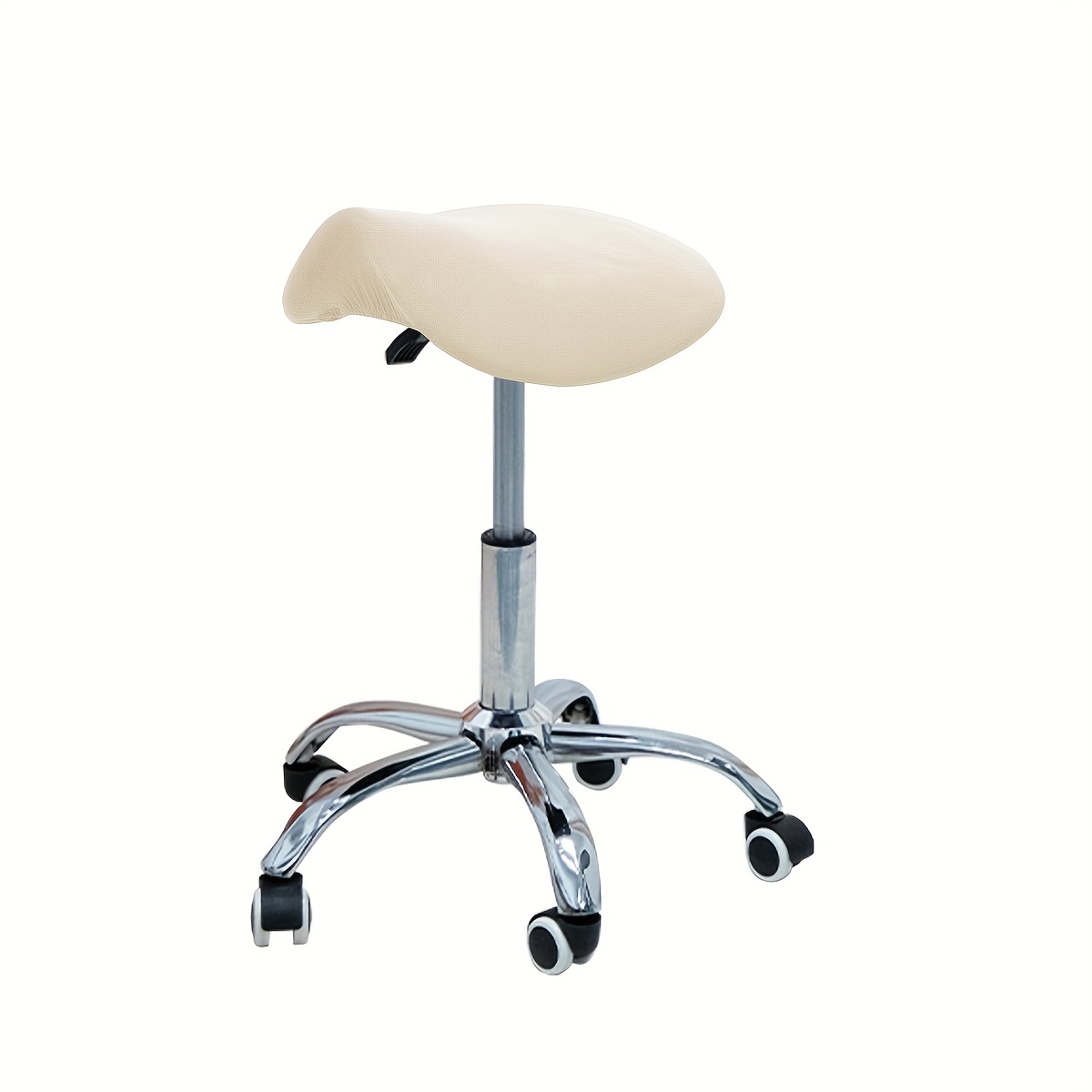 TEMU 1pc Fiber Fabric Stool Cover - Elastic Band Closure, Machine Washable, Options For Salon, Bar, Home Decor & Chair Protection, Stools For Living