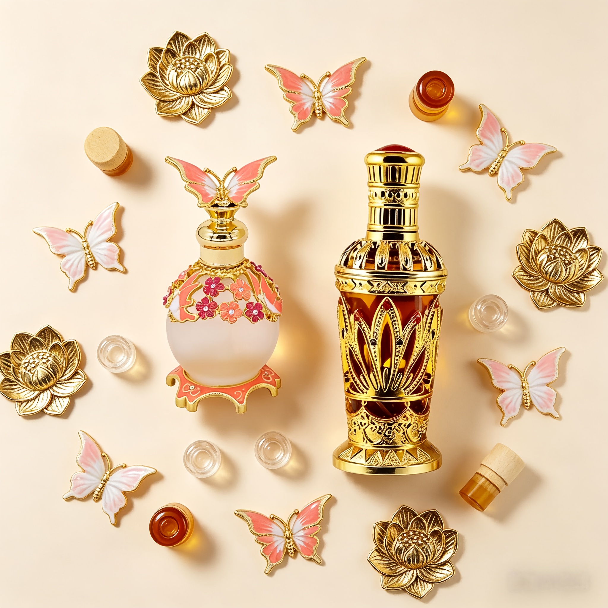 Image of 3/2pcs Middle Eastern Luxury Perfume Oil Set | 100ml + 15ml + Fresh 30ml | Long-lasting Fragrance, Large Capacity, Ideal For Valentine's Day, Mother's Day, Gifting & Daily Use