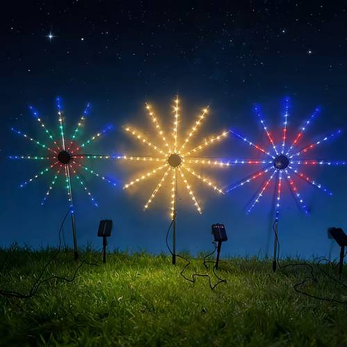 solar windmill light with effect 96 leds 8 lighting 3 color options outdoor decoration suitable for new year parties weddings thanksgiving christmas camping