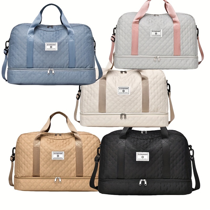 

Gym Bag For Women, Travel Bag With Shoes Compartment