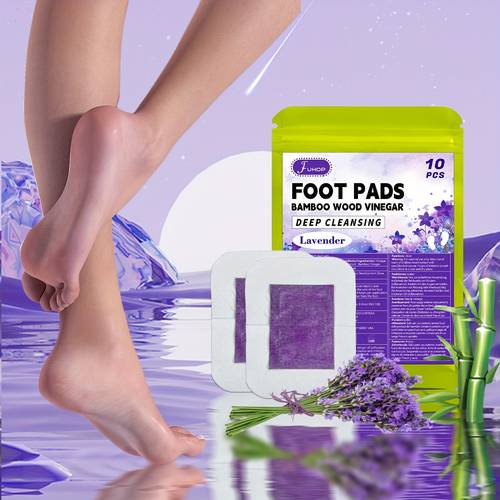 10pcs lavender patch bamboo and ginger powder mat