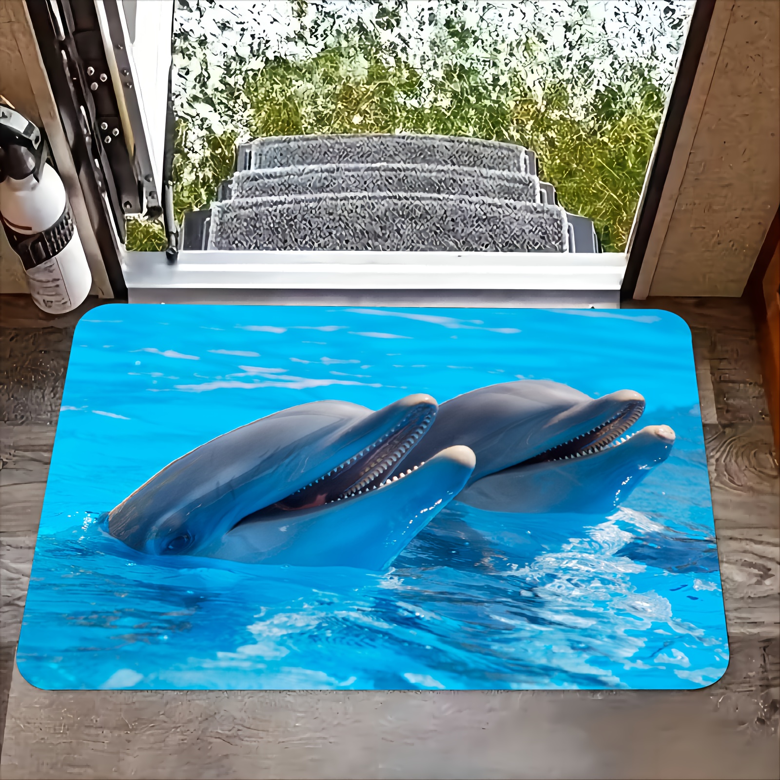 TEMU 1 tapis de avec un motif de humoristique, idéal pour une utilisation intérieure et extérieure, tapis confortables pour , , , et de bain, parfait
