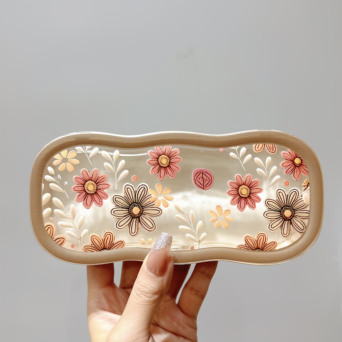 Transparent Retro Magnetic Eyeglass Case