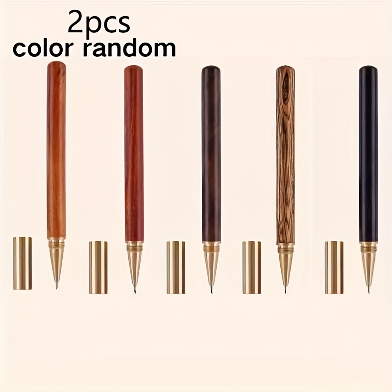 TEMU 2pcs Precision With Ergonomic Wooden Handles (random Colors) - Manual, No Power Required, For Detailed Carving And - Ideal Tool For Artists And