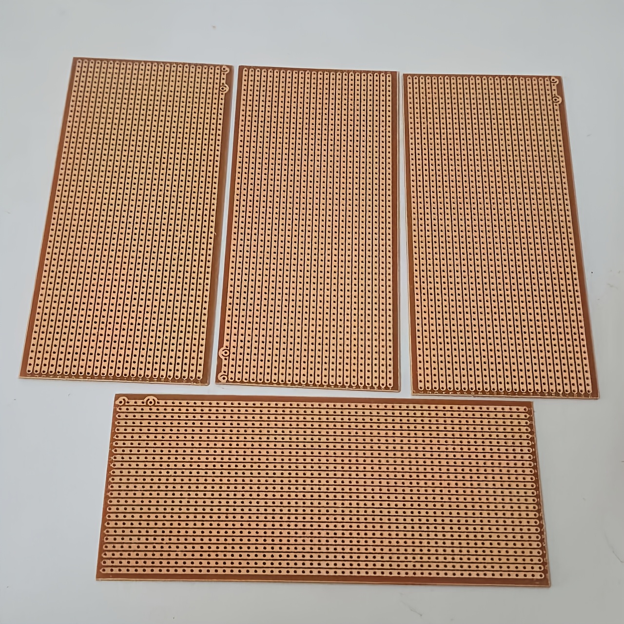 TEMU 4pcs Of Circuit Board Prototype Boards, Perforated Boards, Universal Boards, And Connection Boards Measuring 6.5x14.5cm