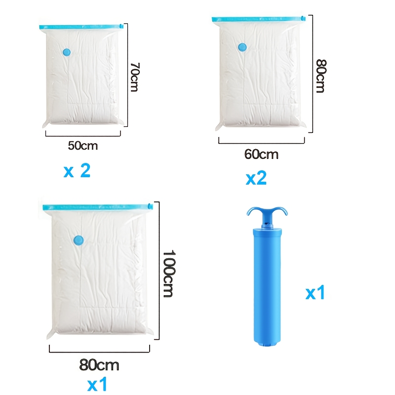 Space Saver Vacuum Storage Bags for Clothes, Small Compression Bags