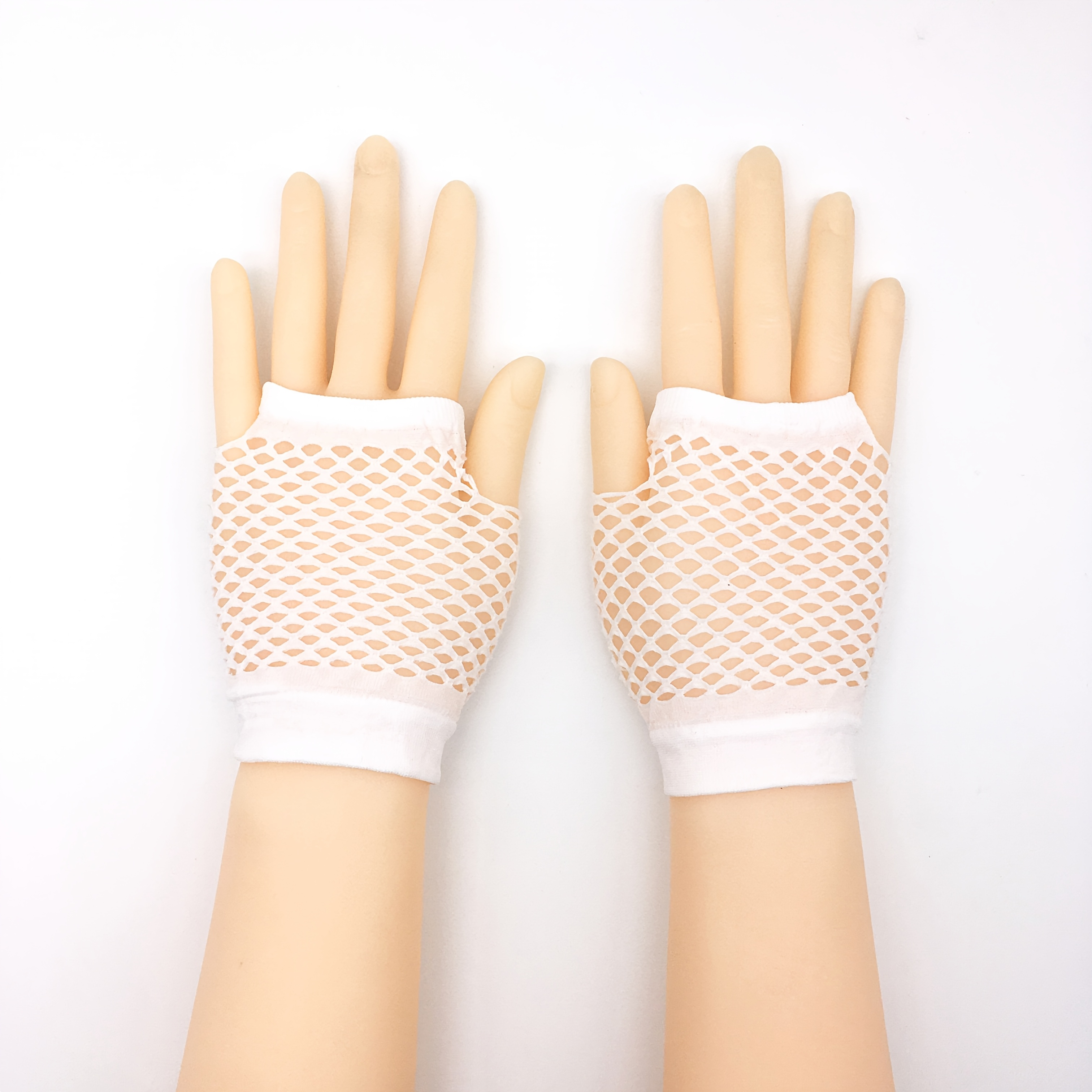 Ahuuen Guantes Sin Dedos Punk Y Góticos Para Mujer – Cuero Sintético Transpirable, Antidesgarro Y Antideslizante, Ideales Para Cosplay, Fitness, Conducción, Festivales Y Actuaciones