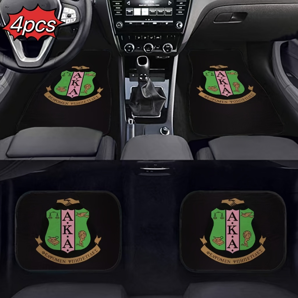 

4pcs - Car Floor Mats Set - , Trucks & Suvs - Polyester - For - Auto