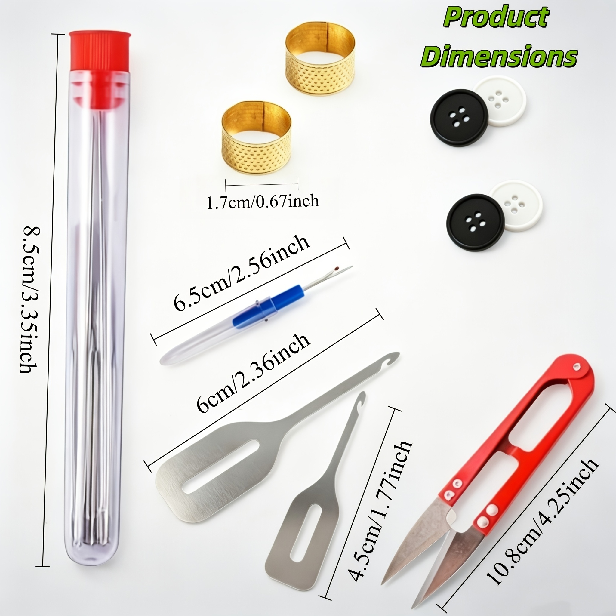 44pcs Multifunctional Emergency Sewing Repair Kit