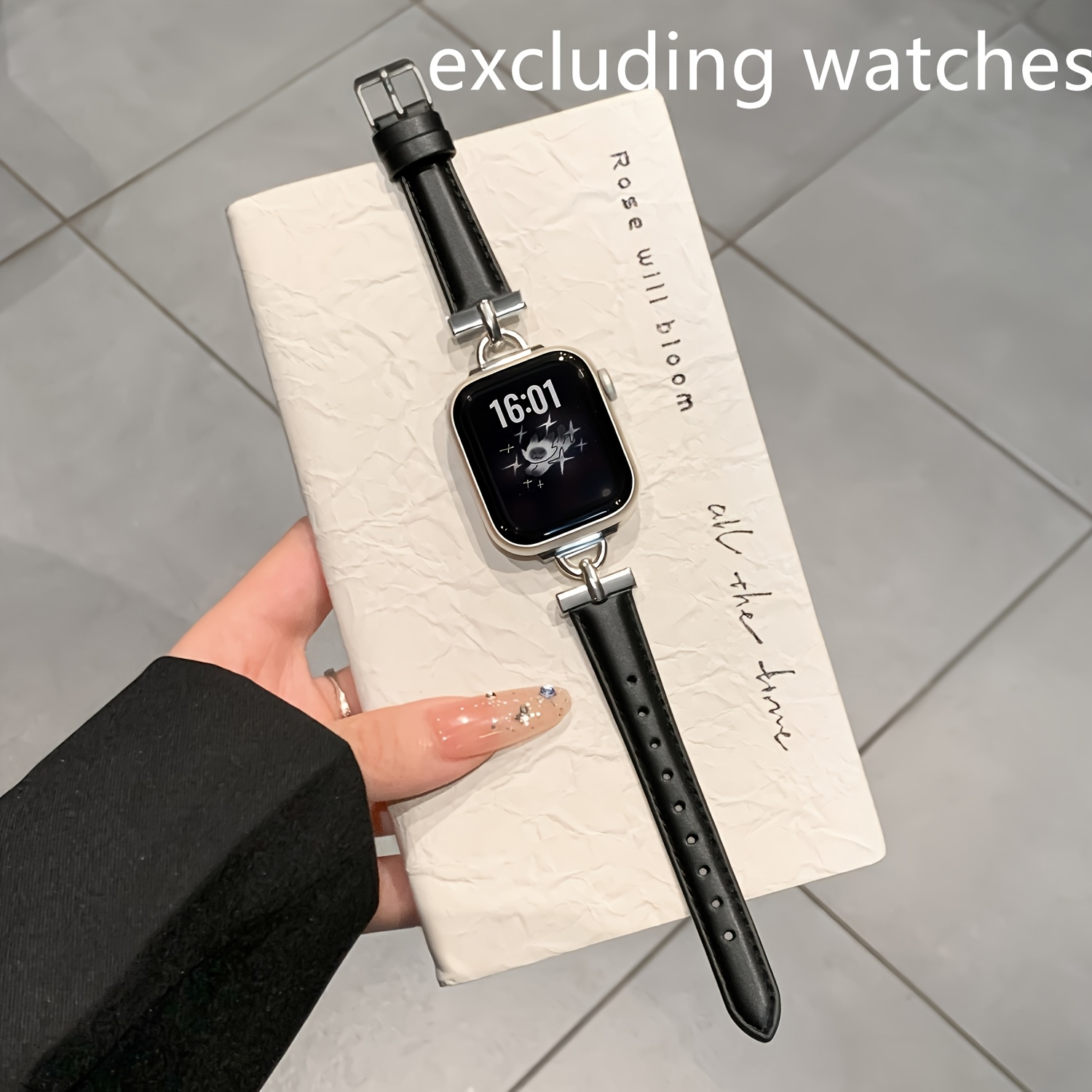 E-shop D-Typ Schnalle Verbindungsband, Entwickelt für Apple Watch Armbänder in den Größen 40mm-38mm-41mm-42mm-44mm-45mm-46mm-49mm, ein Smartwatch