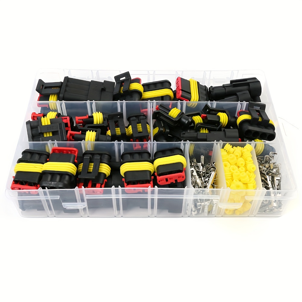 355pcs Automotive Wire Plug Terminals for Electrical Connectors