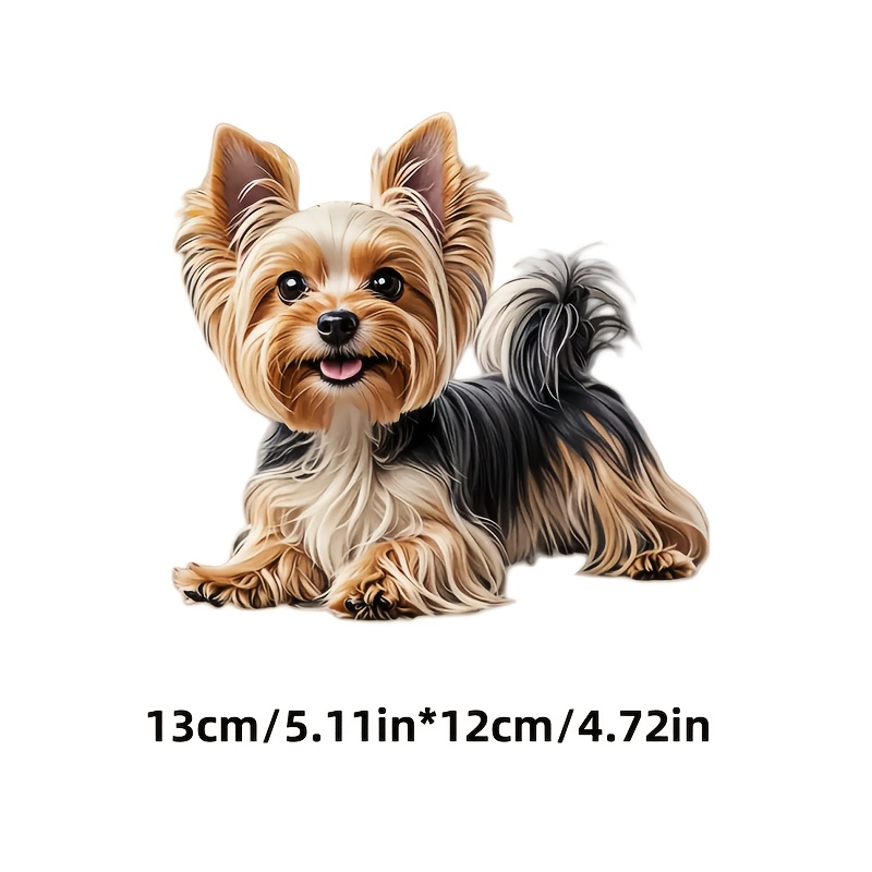Image of Yorkshire Terrier - Stickers For Decorating Car Truck Doors, Windows, Walls, Skateboards, Fishing Boats, Yachts, Laptops, Etc
