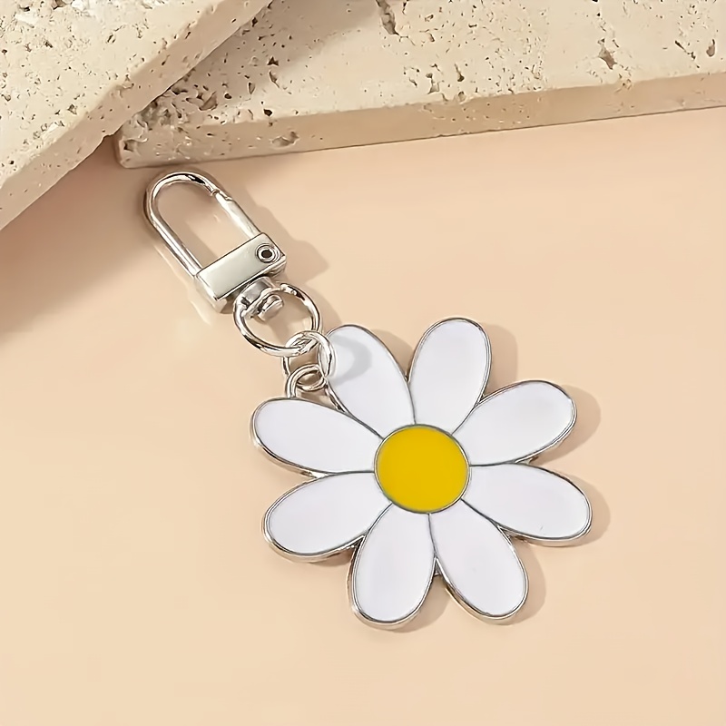 TEMU Encanto de moda, llaveros de margarita exquisitos y modernos - accesorios de bolso de aleación a , accesorios de bolso de tendencia
