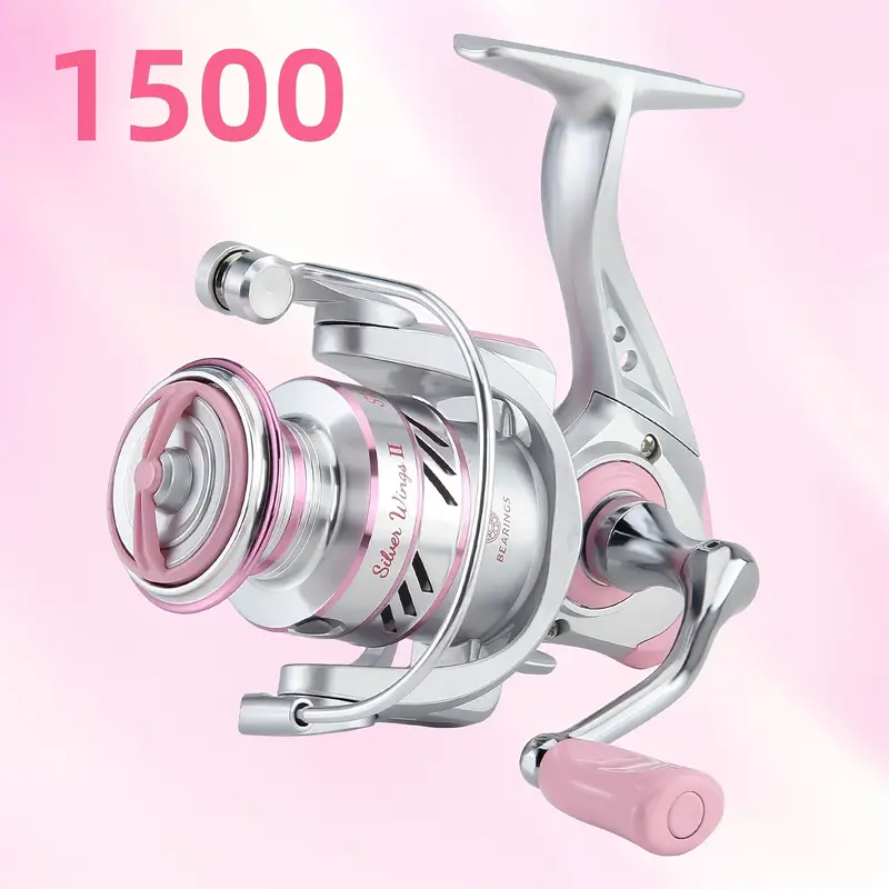 1pc pink 1500 7000 spinning fishing reel 14kg 30 - Temu 1pc pink 1500 7000 spinning fishing reel 14kg 30 - Temu