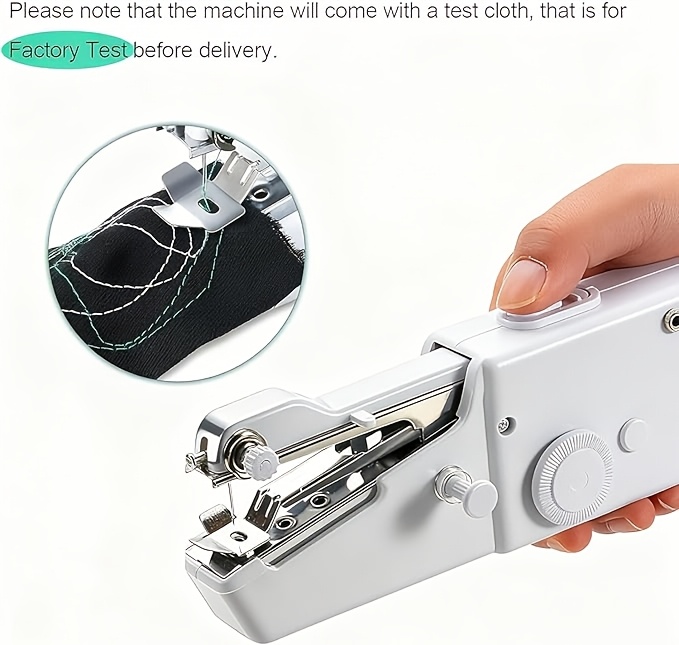 handheld sewing machine mini portable electric sewing machine suitable for quick repairs   design usb powered home and travel clothing repair kit with accessories beginner friendly Product details 4