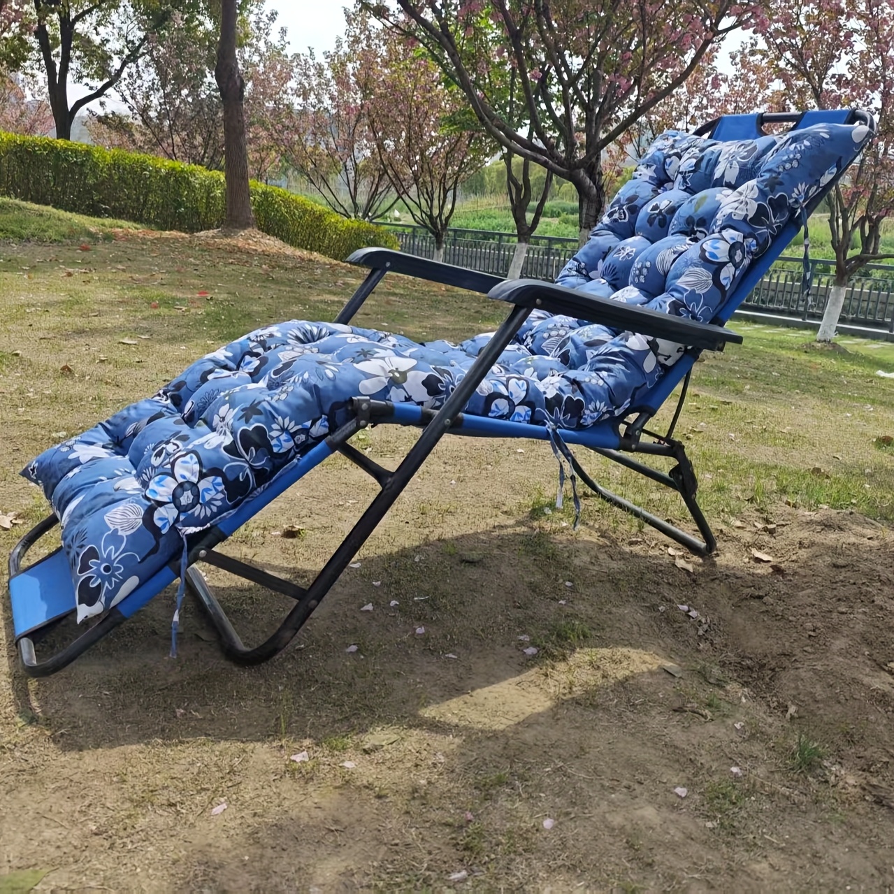 thickened floral chair cushion pad season machine washable Temu