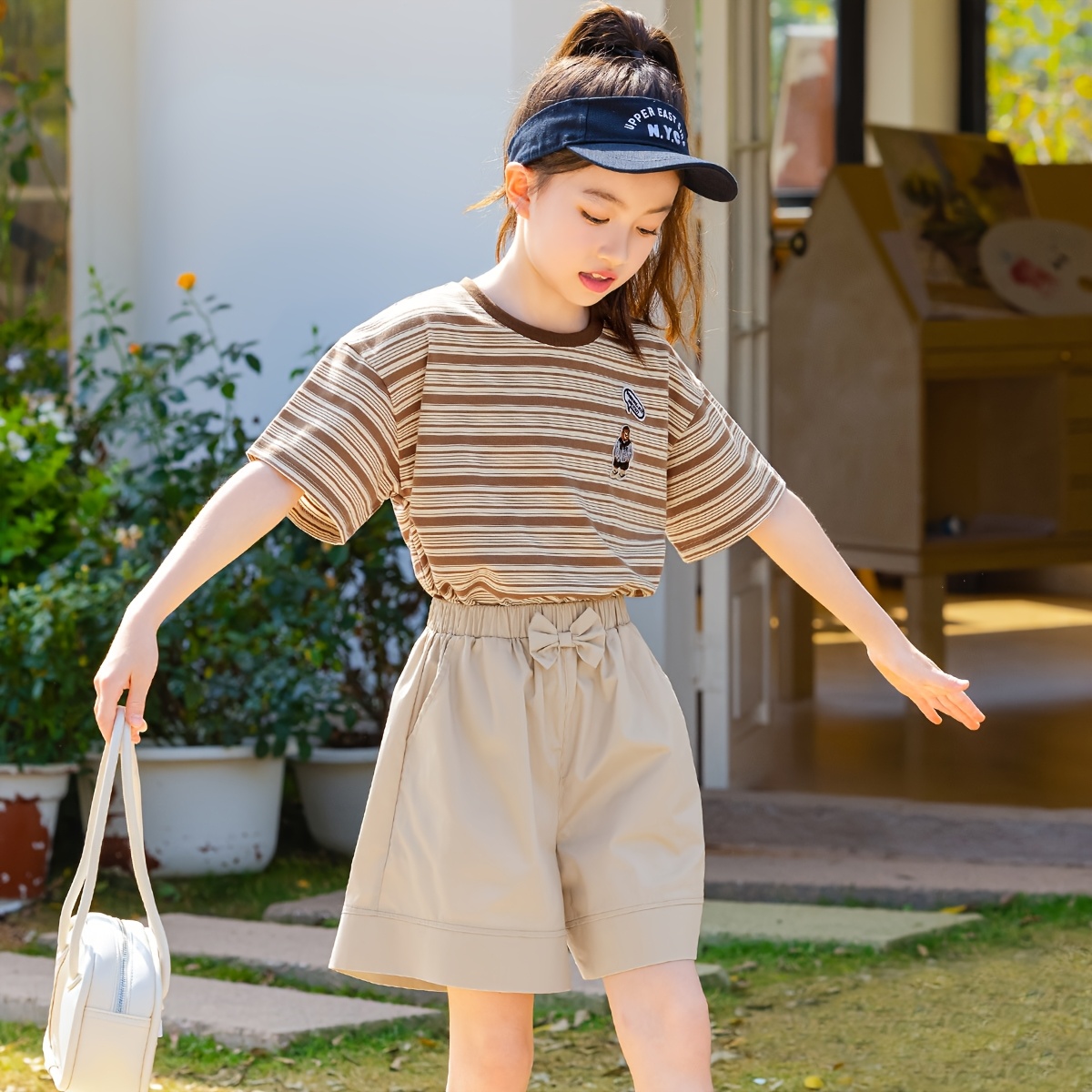 conjunto piezas ropa deportiva verano niñas camiseta Temu Uruguay