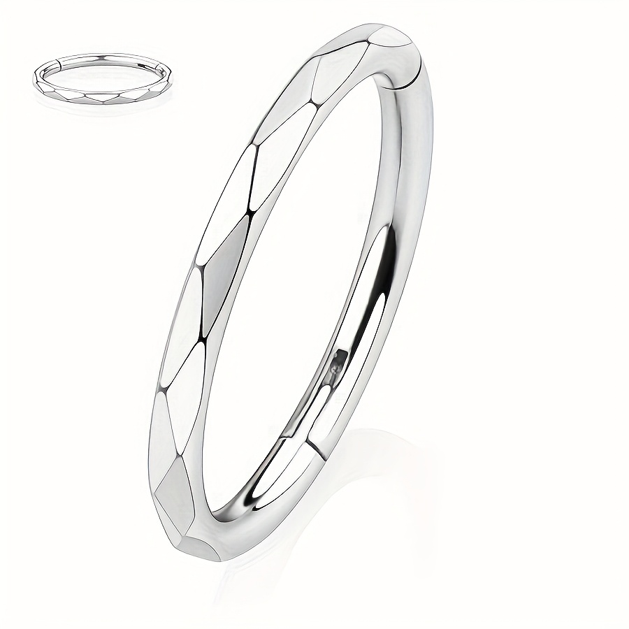 Exquisite Seamless Hoop Nose Ring, 316 Stainless Steel